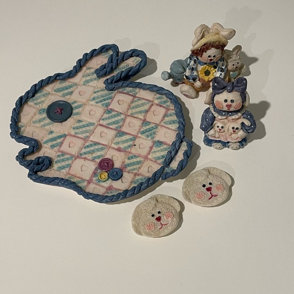 Miniature Tea Set - Bunny Rabbit Theme - Picture 2 of 3